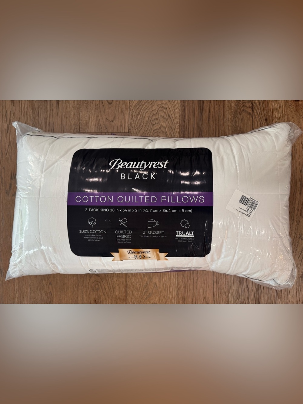 🎉LAST CHANCE🎉BEAUTYREST BLACK
2pk Luxurious Down Alternative Pillows